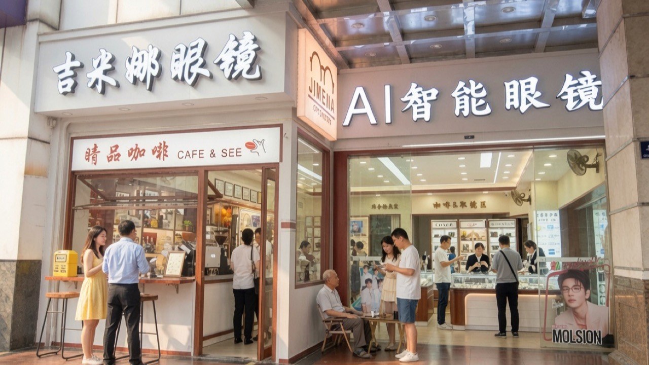吉米娜眼镜门店外观