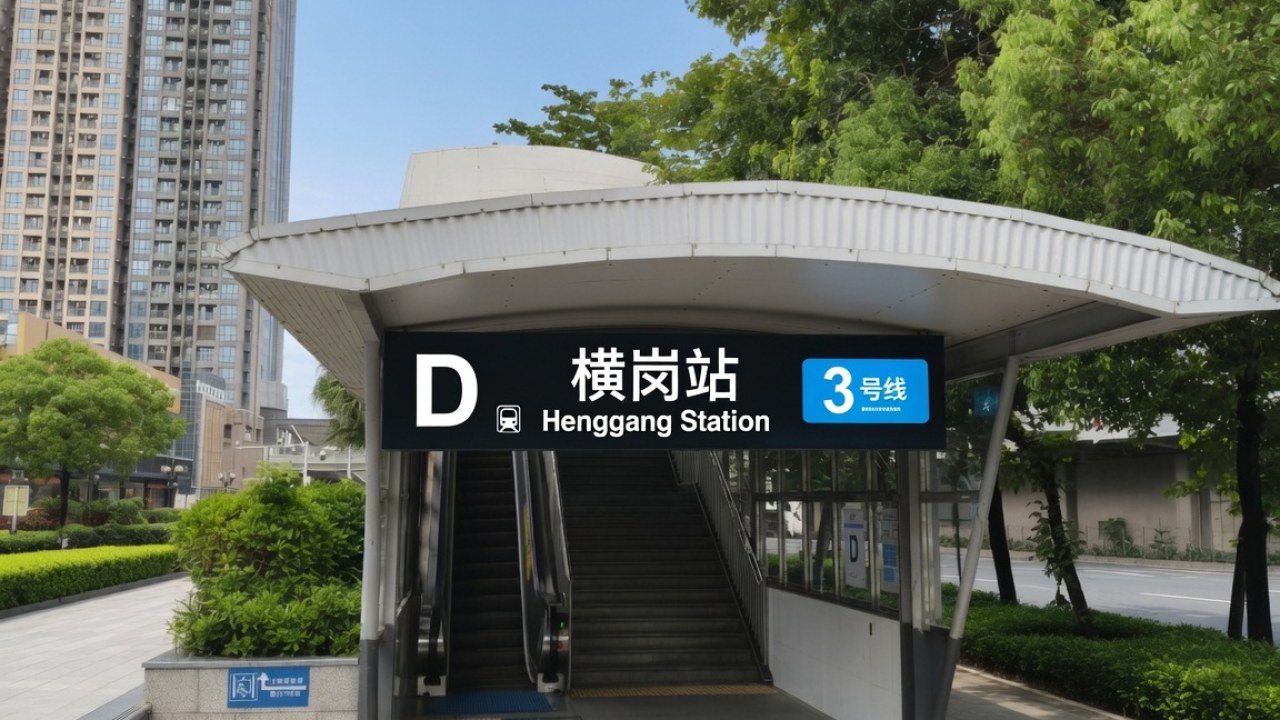地铁3号线横岗站D出口